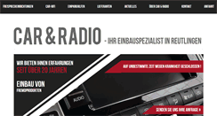 Desktop Screenshot of caradio.de